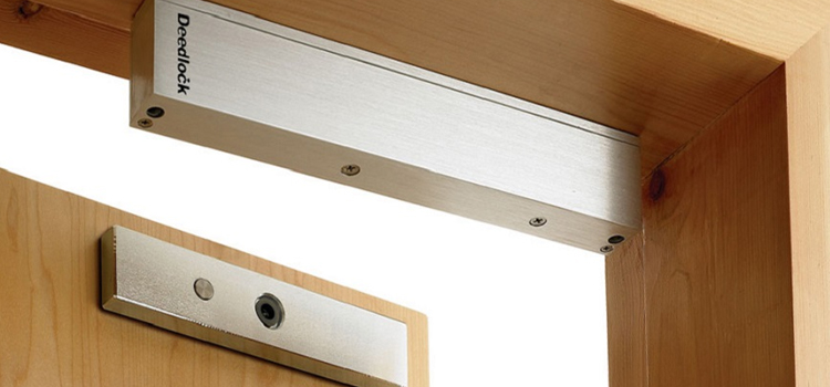 Magnetic lock installation Wilton